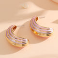 Women Hanging Earrings with Luxurious Gold and Pink Finish Calm Wears-https://detail.1688.com/offer/968791625947.html-Calm Wears-Style 3-Calm Wears