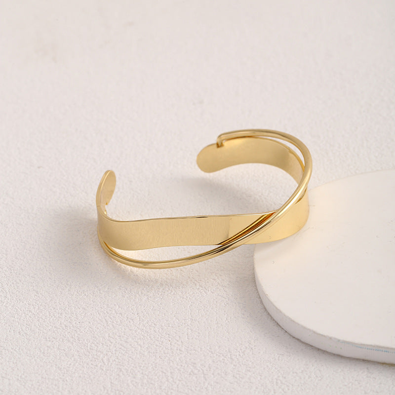 Women Open Bangle in Minimalist Design Calm Wears-https://detail.1688.com/offer/718480578025.html-Calm Wears-C-Calm Wears