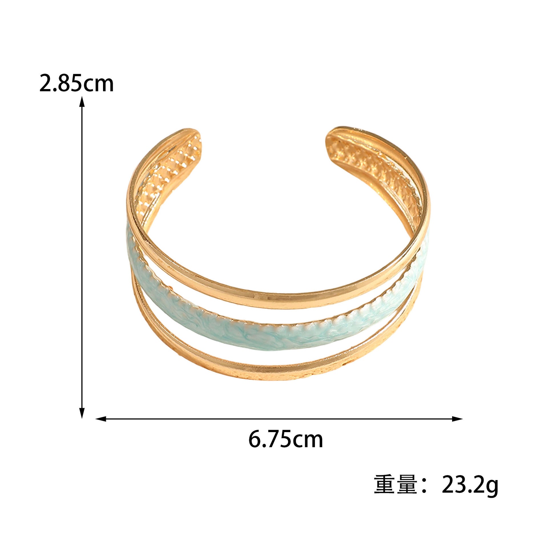 Women Open Bangle with Artistic Relief Design Calm Wears-https://detail.1688.com/offer/1044691331889.html-Calm Wears-Style 5-Calm Wears