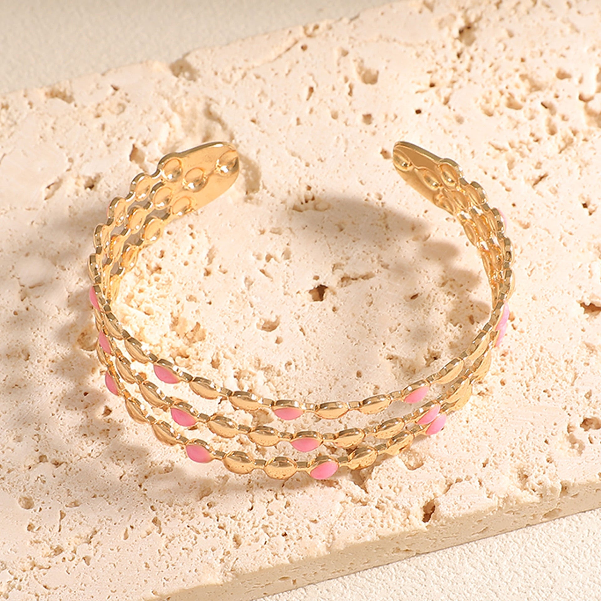 Women Open Bangle with Artistic Relief Design Calm Wears-https://detail.1688.com/offer/1044691331889.html-Calm Wears-Unknown-Calm Wears