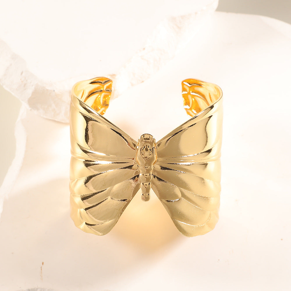 Women Open Bangle with Artistic Relief Design Calm Wears-https://detail.1688.com/offer/1045189236249.html-Calm Wears-Style 7-Calm Wears