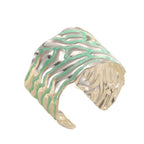 Women Open Bangle with Artistic Wave Pattern Calm Wears-https://detail.1688.com/offer/963909960929.html-Calm Wears-Style 5-Calm Wears