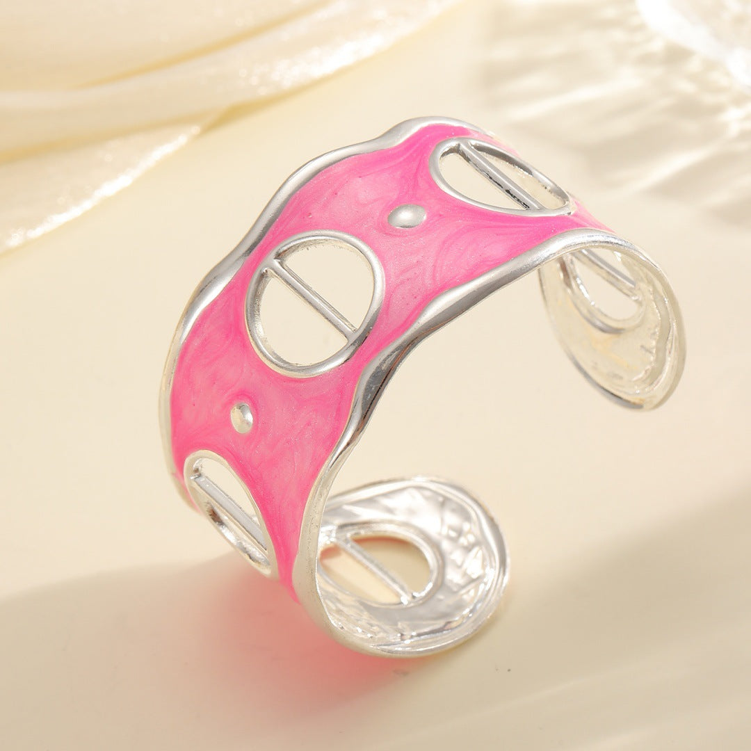 Women Open Bangle with Modern, Transparent Design Calm Wears-https://detail.1688.com/offer/962196139240.html-Calm Wears-Style 3-Calm Wears