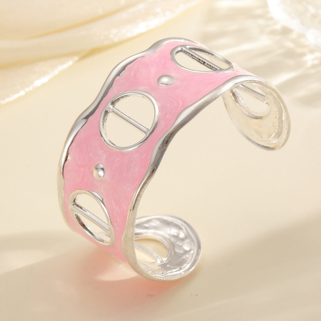 Women Open Bangle with Modern, Transparent Design Calm Wears-https://detail.1688.com/offer/962196139240.html-Calm Wears-Style 5-Calm Wears