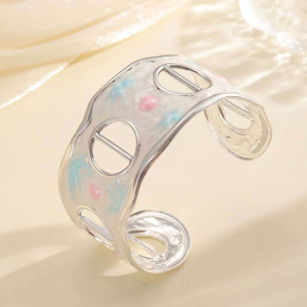 Women Open Bangle with Modern, Transparent Design Calm Wears-https://detail.1688.com/offer/962196139240.html-Calm Wears-Style 5-Calm Wears