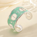 Women Open Bangle with Modern, Transparent Design Calm Wears-https://detail.1688.com/offer/962196139240.html-Calm Wears-Style 5-Calm Wears