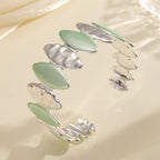 Women Open Bangle with Unique Textured Design Calm Wears-https://detail.1688.com/offer/962165219669.html-Calm Wears-Style 5-Calm Wears