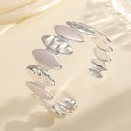Women Open Bangle with Unique Textured Design Calm Wears-https://detail.1688.com/offer/962165219669.html-Calm Wears-Style 5-Calm Wears