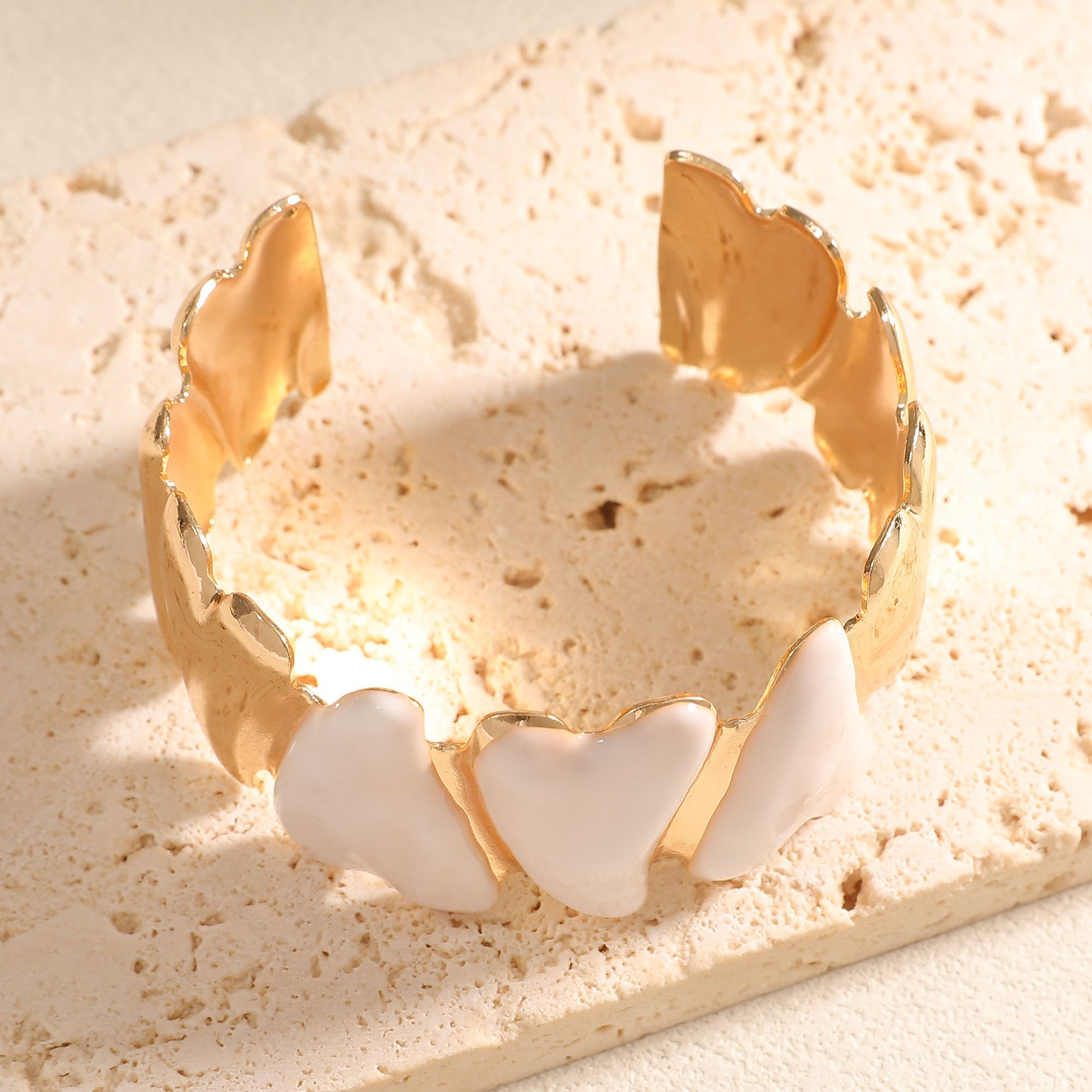 Women Open Cuff Bracelet with Artistic Snake Design Calm Wears-https://detail.1688.com/offer/1049038686871.html-Calm Wears-Style 4-Calm Wears