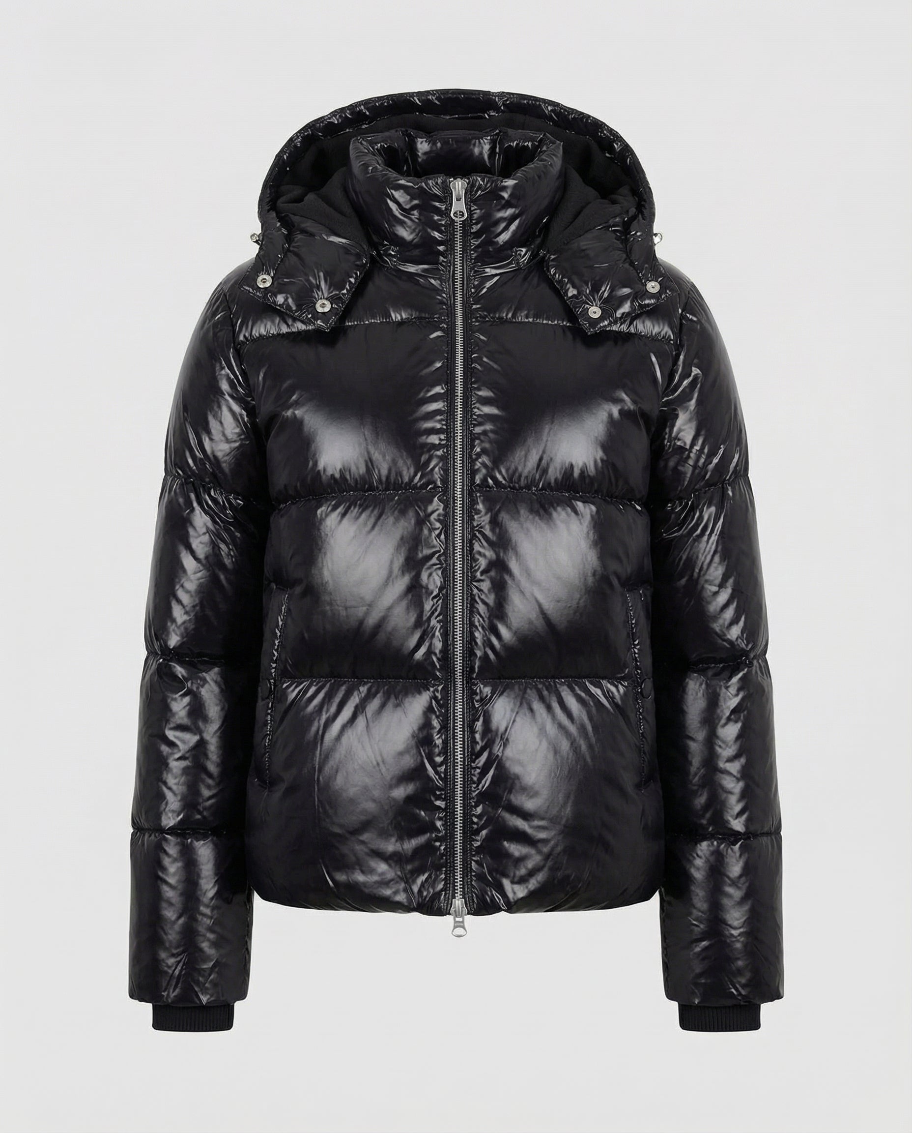 Women Puffy Jacket Hood-the goods hub20251115-Calm Wears-Black-S-Calm Wears