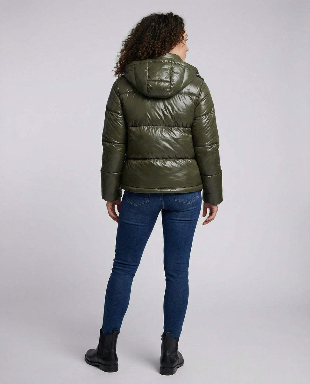 Women Puffy Jacket Hood-the goods hub20251115-Calm Wears-Green-S-Calm Wears
