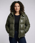 Women Puffy Jacket Hood-the goods hub20251115-Calm Wears-Green-S-Calm Wears