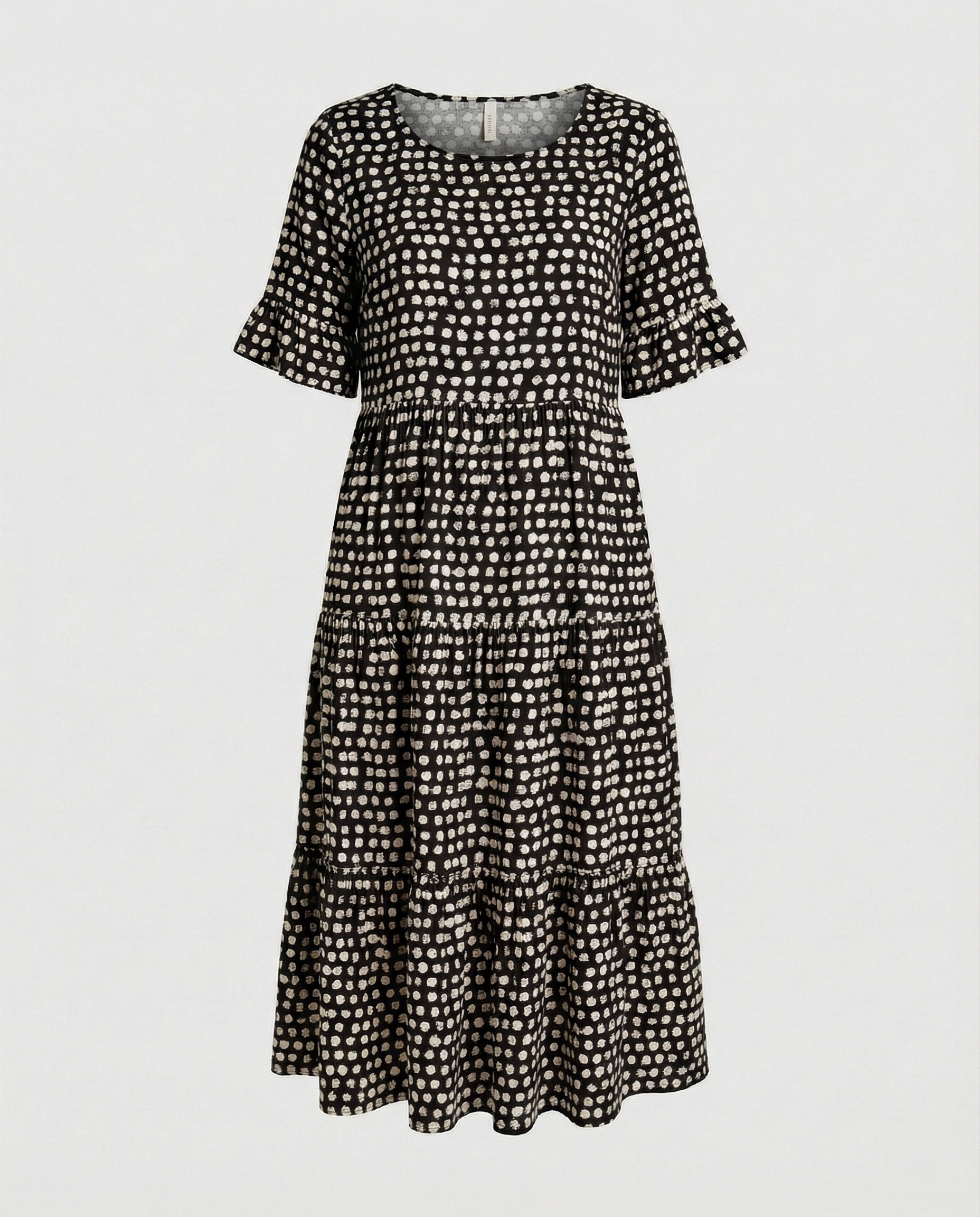 Women Summer Dress-https://detail.1688.com/offer/890667909907.html-Calm Wears-Black-S-Calm Wears