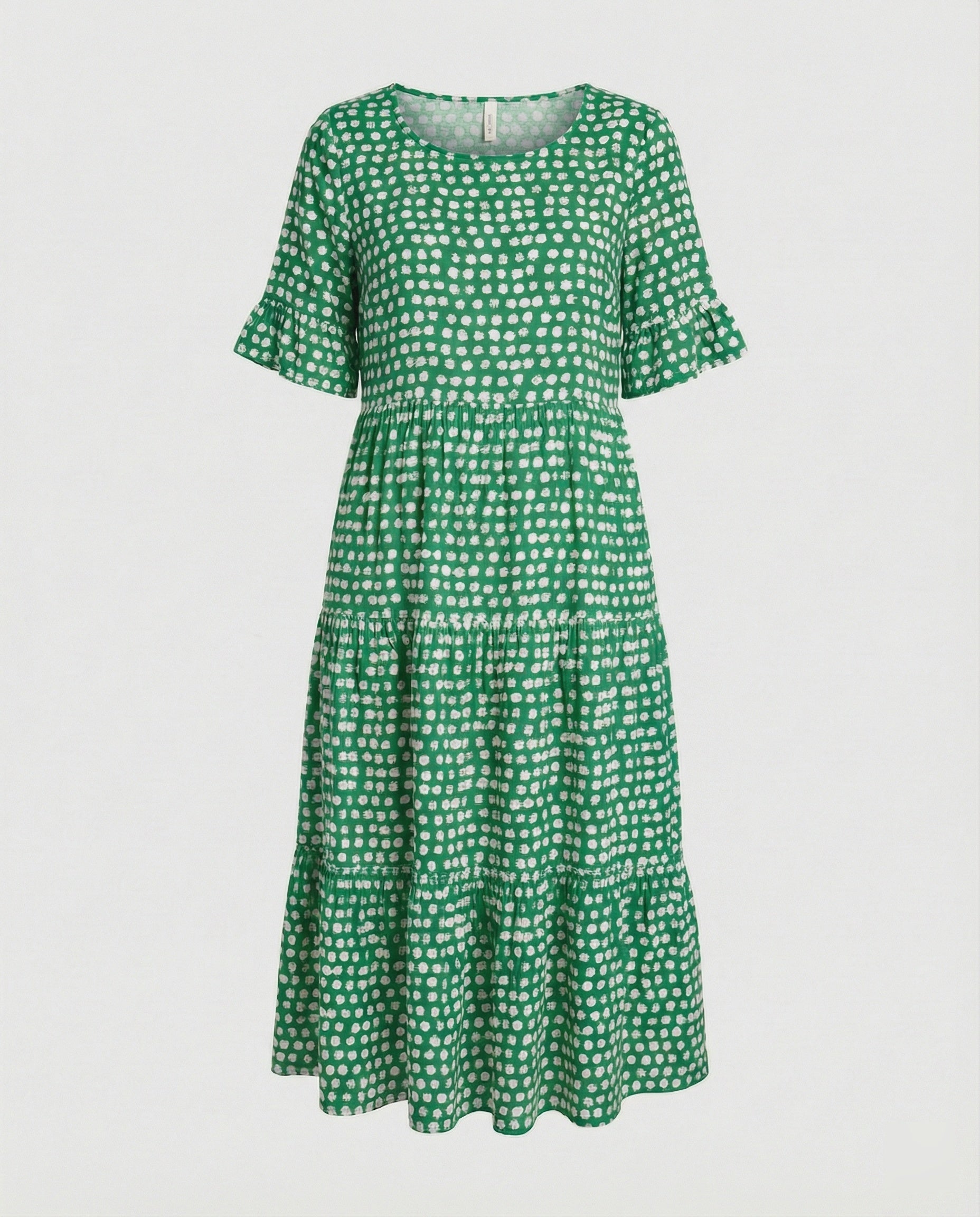 Women Summer Dress-https://detail.1688.com/offer/890667909907.html-Calm Wears-Green-S-Calm Wears