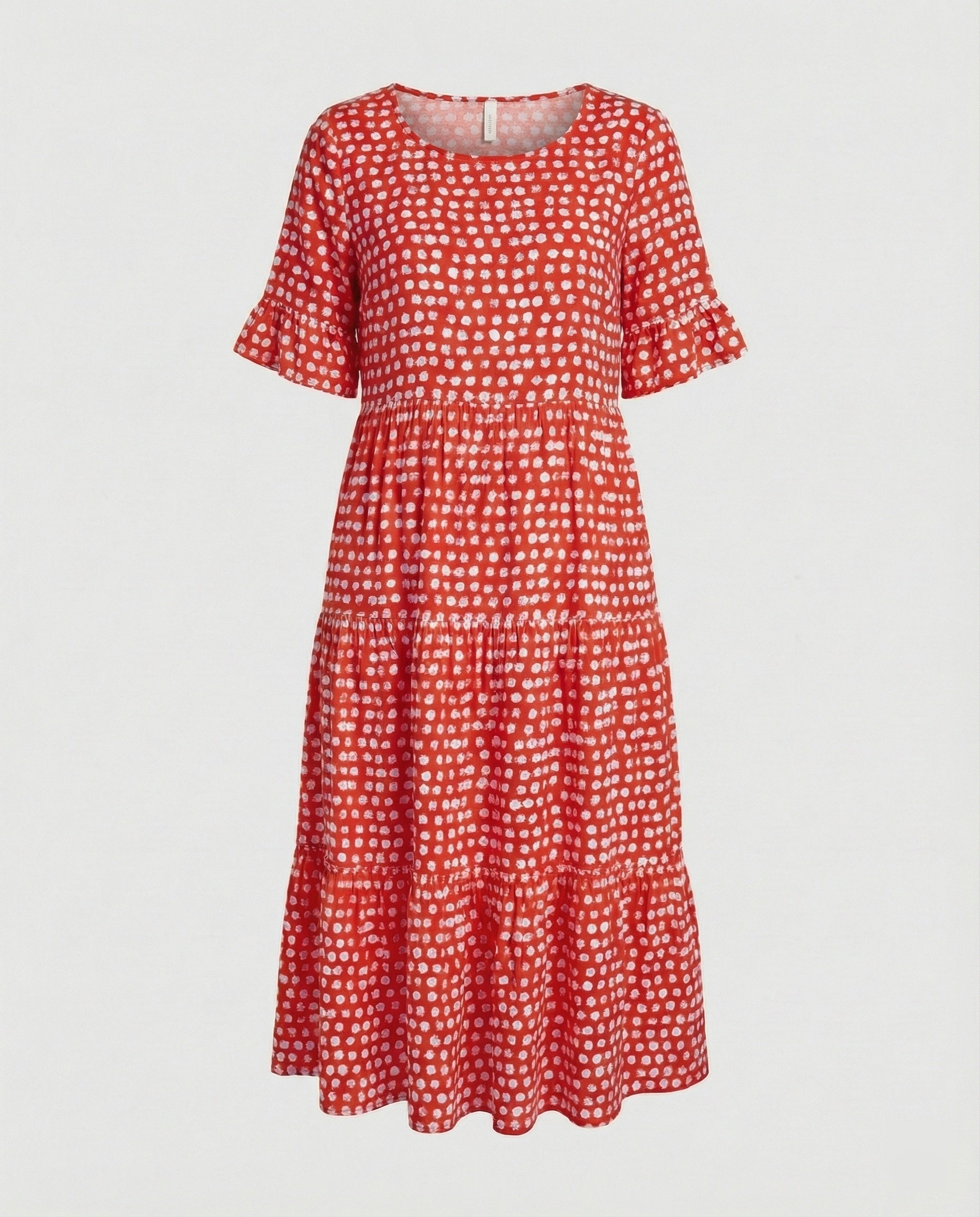 Women Summer Dress-https://detail.1688.com/offer/890667909907.html-Calm Wears-Rot-S-Calm Wears