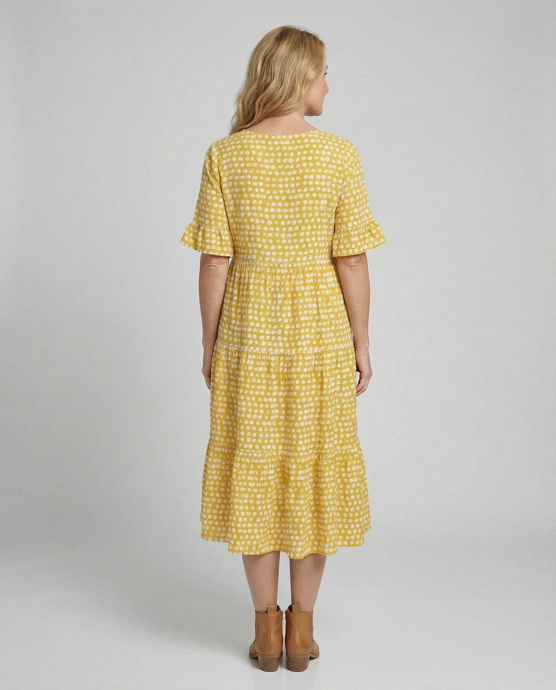 Women Summer Dress-https://detail.1688.com/offer/890667909907.html-Calm Wears-Yellow-S-Calm Wears