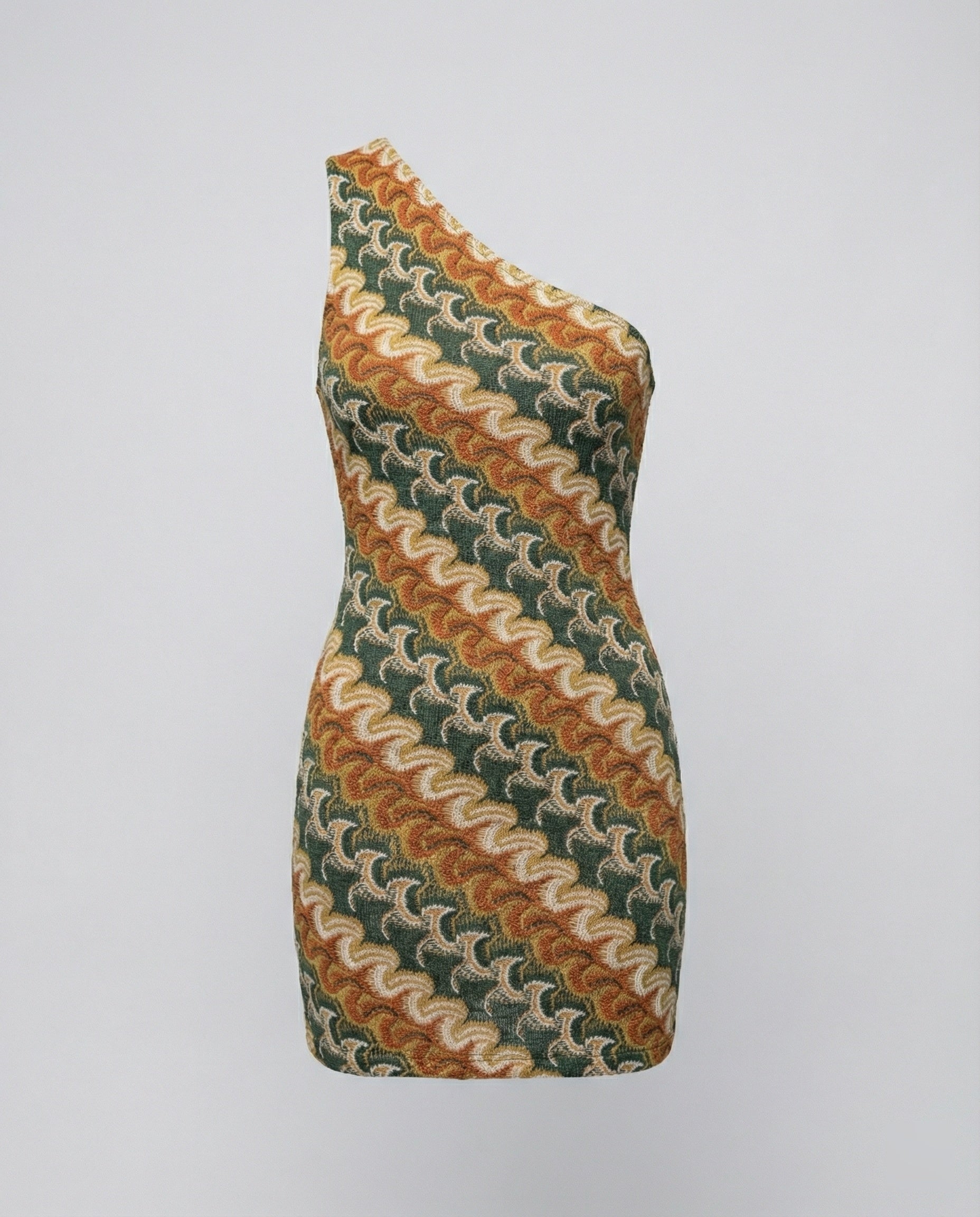 Women's asymmetrical mini dress with modern wave pattern-https://detail.1688.com/offer/952500585081.html-Calm Wears-Orange-S-Calm Wears