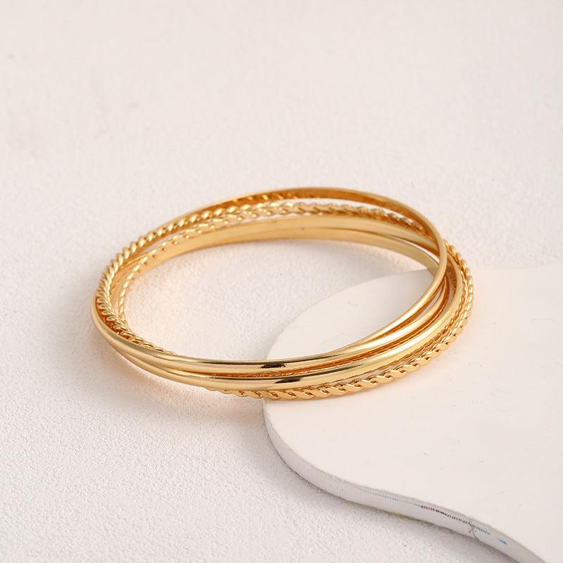 Women's bangle set with elaborate, braided and simple designs Calm Wears-https://detail.1688.com/offer/718479922904.html-Calm Wears-A-Variant-Calm Wears