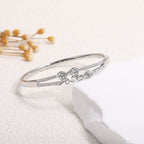 Women's bangle with elegant infinity pattern and sparkling zirconia Calm Wears-https://detail.1688.com/offer/1048981757607.html-Calm Wears-Gold-Calm Wears