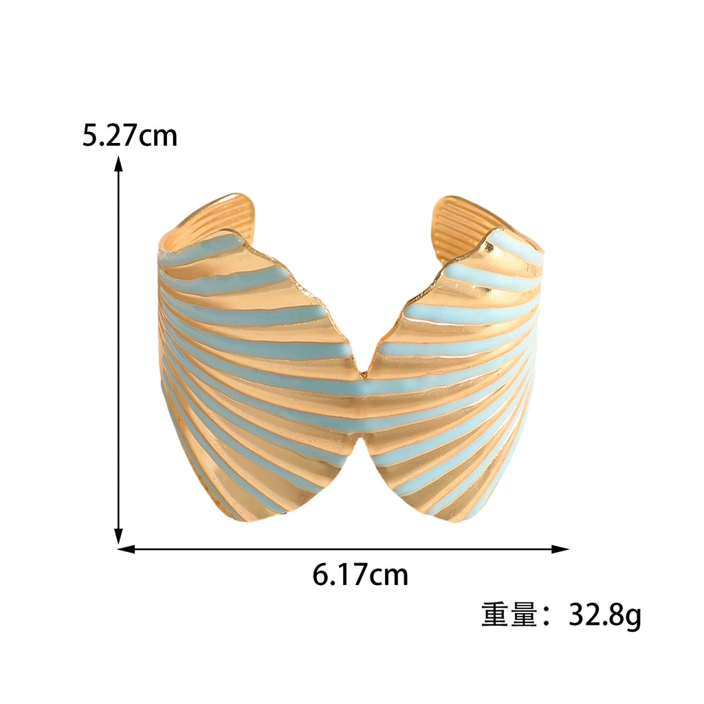 Women's bangle with elegant shell design Calm Wears-https://detail.1688.com/offer/1048972790285.html-Calm Wears-Style 5-Calm Wears