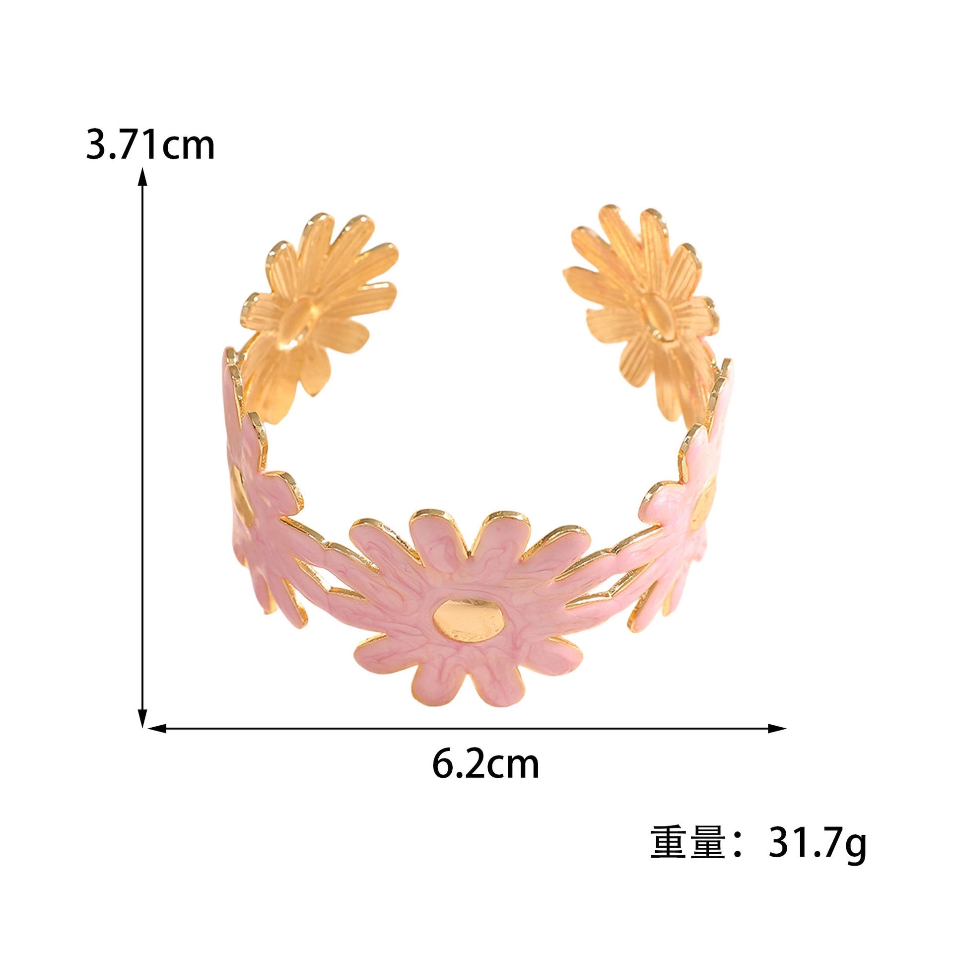 Women's bangle with floral flower pattern Calm Wears-https://detail.1688.com/offer/1050891280883.html-Calm Wears-Style 3-Calm Wears