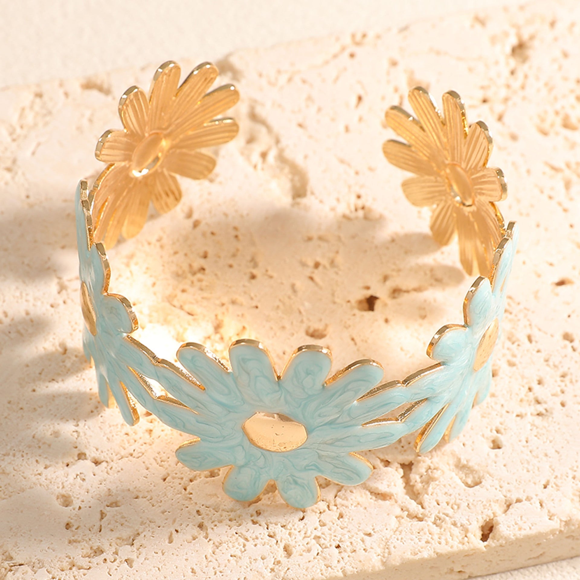 Women's bangle with floral flower pattern Calm Wears-https://detail.1688.com/offer/1050891280883.html-Calm Wears-Style 3-Calm Wears