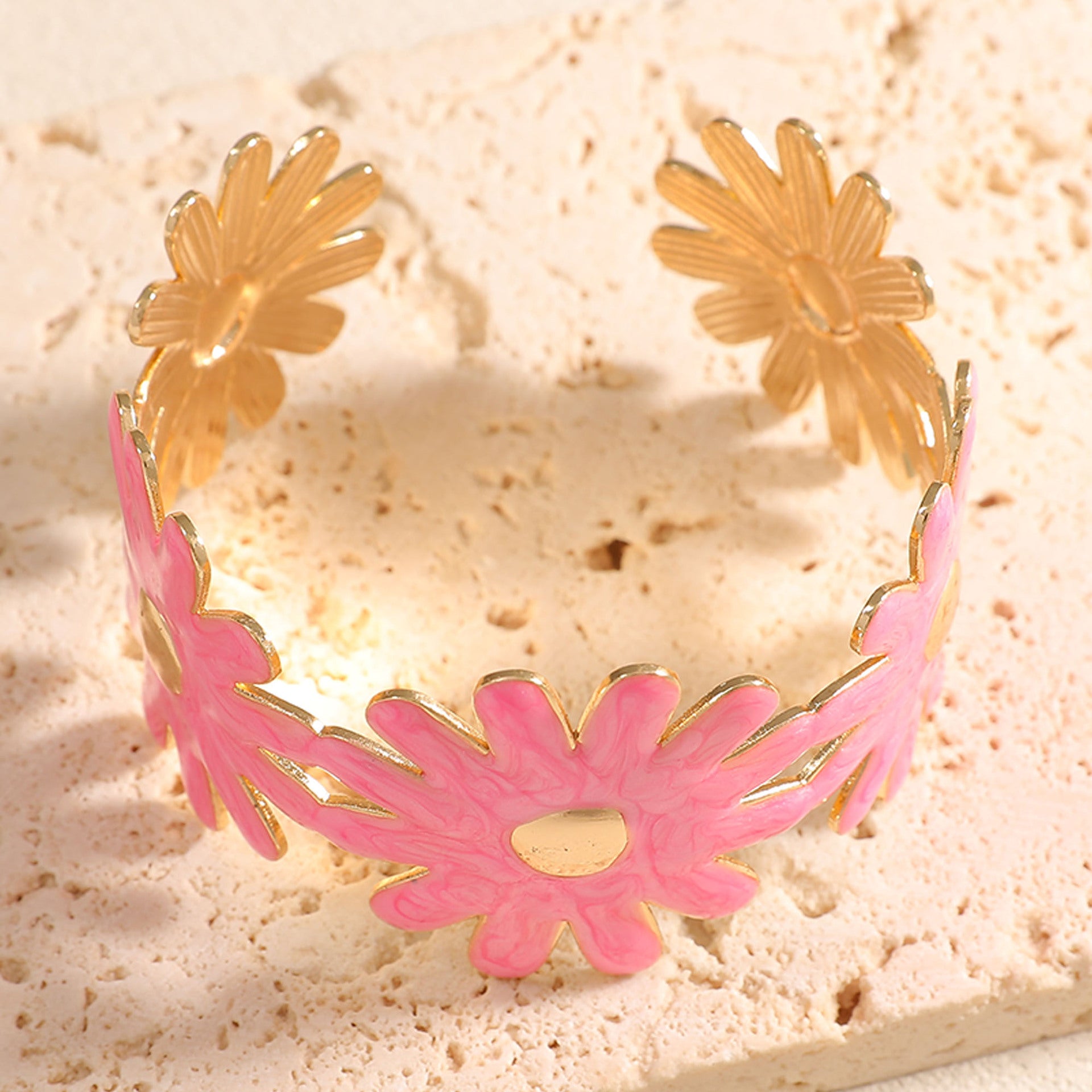 Women's bangle with floral flower pattern Calm Wears-https://detail.1688.com/offer/1050891280883.html-Calm Wears-Style 3-Calm Wears
