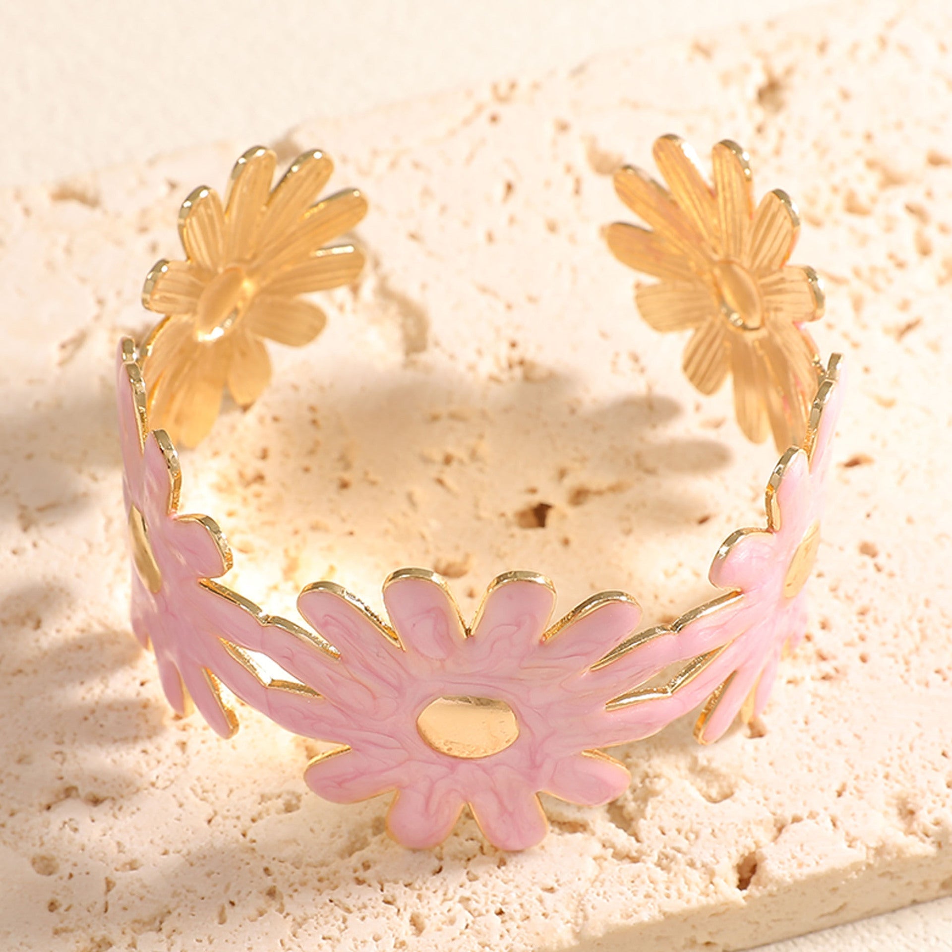 Women's bangle with floral flower pattern Calm Wears-https://detail.1688.com/offer/1050891280883.html-Calm Wears-Style 4-Calm Wears