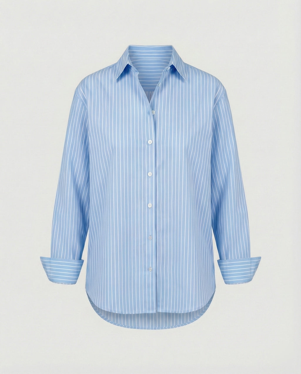 Women's Blouse Top Women's Striped Wide-https://detail.1688.com/offer/852699085211.html-Calm Wears-Light Blue-S-Calm Wears
