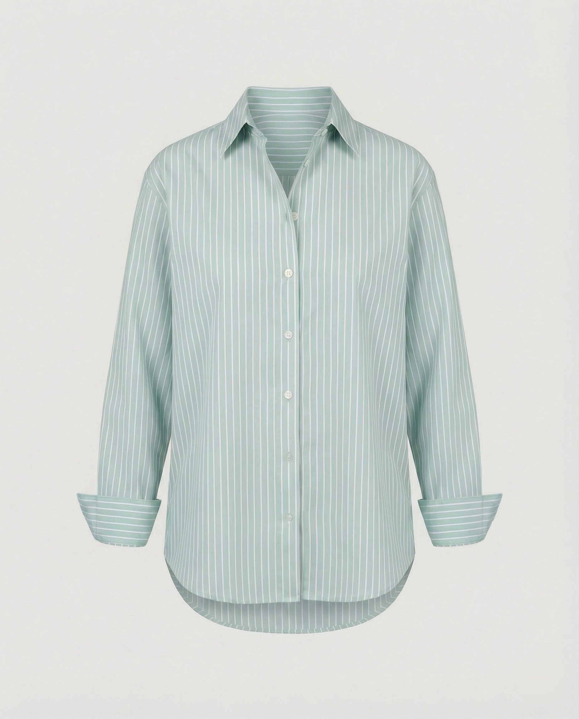 Women's Blouse Top Women's Striped Wide-https://detail.1688.com/offer/852699085211.html-Calm Wears-Light green-S-Calm Wears