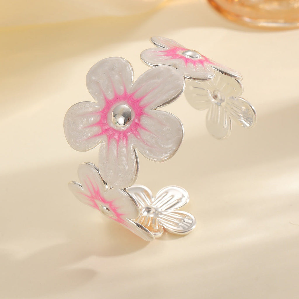 Women's bracelet made of high-quality metal with floral design Calm Wears-https://detail.1688.com/offer/963935208699.html-Calm Wears-Style 5-Calm Wears