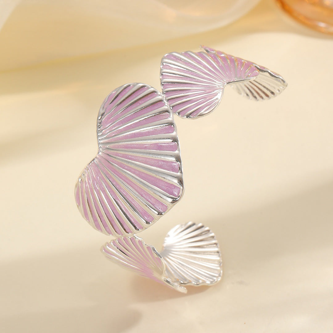 Women's bracelet with artistic shell motif Calm Wears-https://detail.1688.com/offer/964917983401.html-Calm Wears-Style 3-Calm Wears