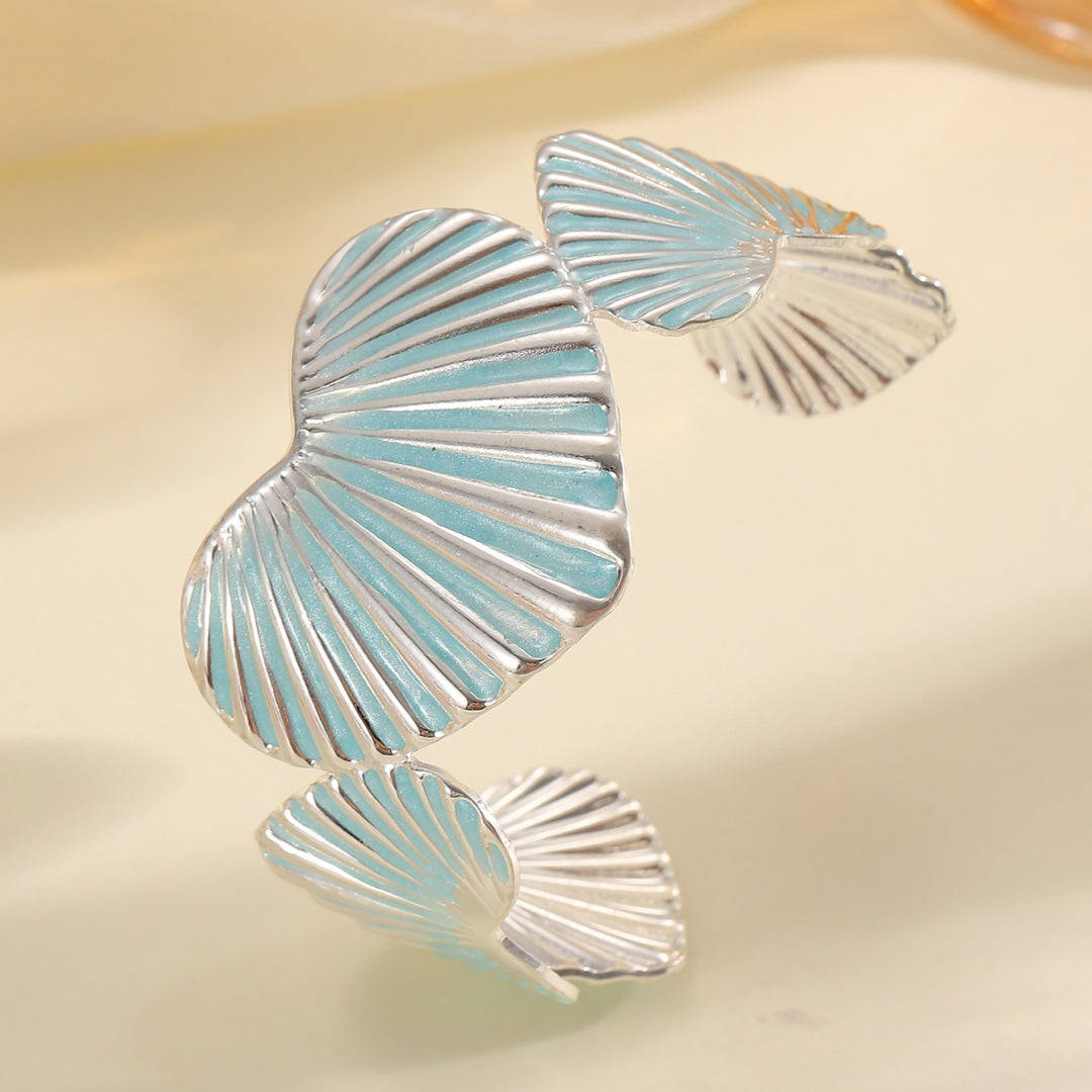 Women's bracelet with artistic shell motif Calm Wears-https://detail.1688.com/offer/964917983401.html-Calm Wears-Unknown-Calm Wears
