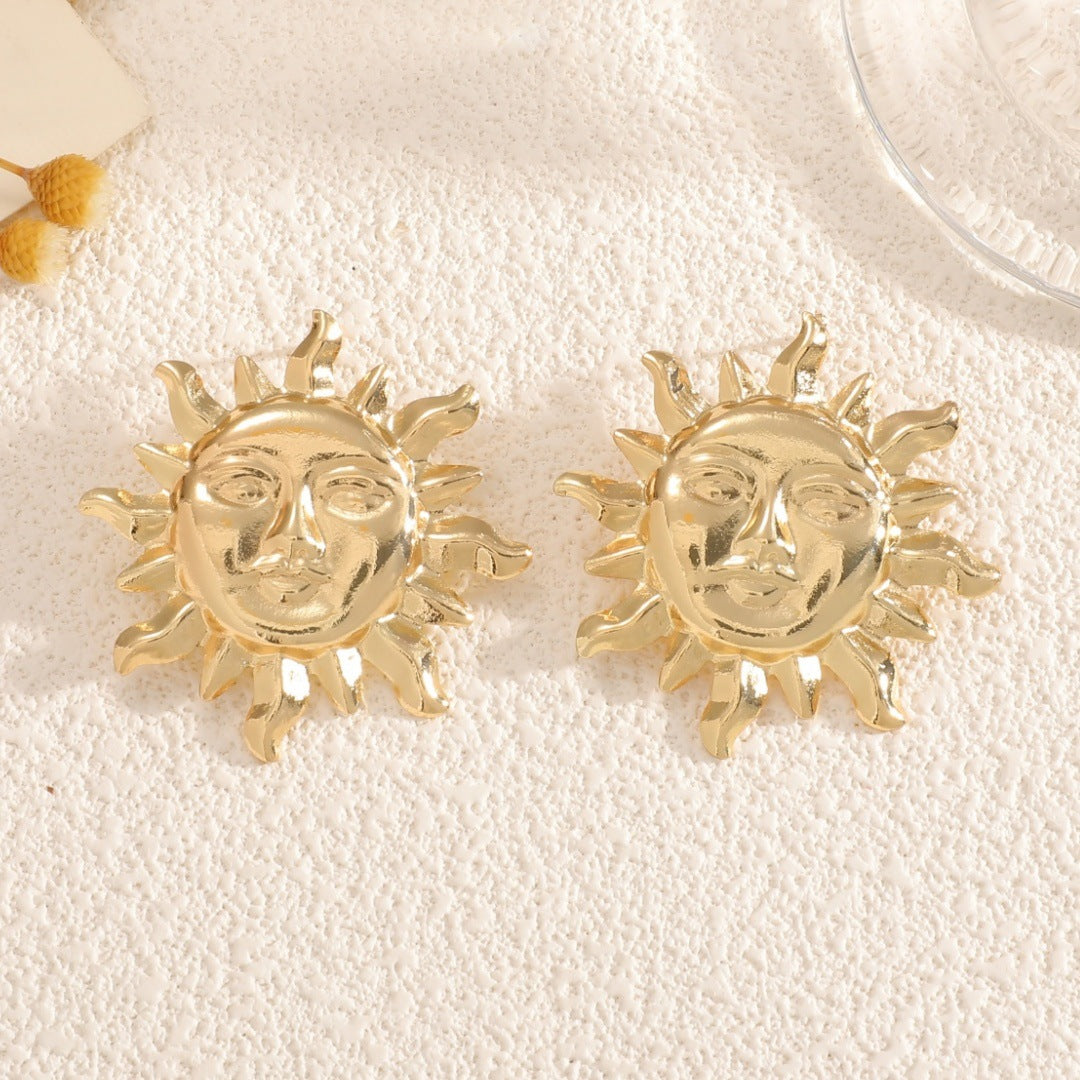 Women's bracelet with elaborate sun design Calm Wears-https://detail.1688.com/offer/1040159981380.html-Calm Wears-Earrings-Calm Wears