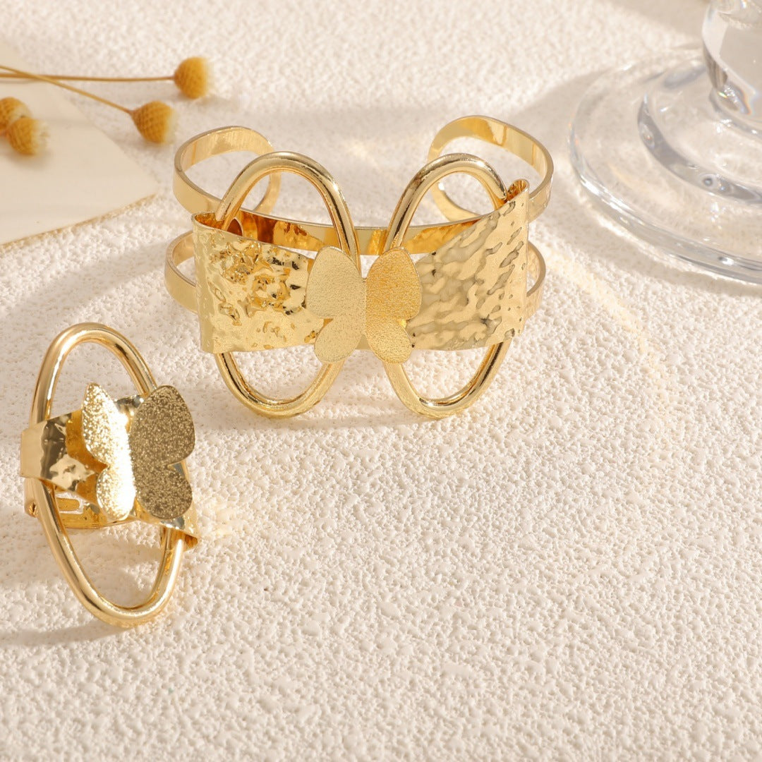 Women's bracelet with ornate butterfly design Calm Wears-https://detail.1688.com/offer/1041004656773.html-Calm Wears-Ring-Calm Wears