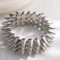Women's bracelet with spikes Calm Wears-https://detail.1688.com/offer/1035612155755.html-Calm Wears-Silver-Calm Wears