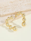 Women's bracelet with structured, golden beads Calm Wears-https://detail.1688.com/offer/827115660169.html-Calm Wears-Gold-Calm Wears