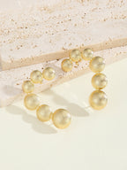 Women's bracelet with structured, golden beads Calm Wears-https://detail.1688.com/offer/827115660169.html-Calm Wears-Gold-Calm Wears