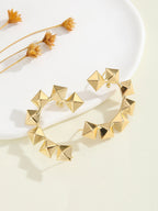 Women's bracelet with structured, golden beads Calm Wears-https://detail.1688.com/offer/827115660169.html-Calm Wears-Gold-Calm Wears