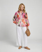 Women's Chiffon Blouse Top Elegant-https://detail.1688.com/offer/992976960193.html-Calm Wears-Rosa-S-Calm Wears