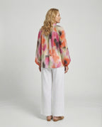 Women's Chiffon Blouse Top Elegant-https://detail.1688.com/offer/992976960193.html-Calm Wears-Rosa-S-Calm Wears