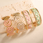 Women's cuff with elegant spiral design Calm Wears-https://detail.1688.com/offer/1049937061386.html-Calm Wears-Style 3-Calm Wears