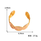 Women's cuff with elegant spiral design Calm Wears-https://detail.1688.com/offer/1049937061386.html-Calm Wears-Style 3-Calm Wears