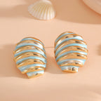 Women's ear clips in maritime shell design Calm Wears-https://detail.1688.com/offer/968792609943.html-Calm Wears-Style 3-Calm Wears