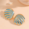 Women's ear clips in maritime shell design Calm Wears-https://detail.1688.com/offer/968792609943.html-Calm Wears-Style 3-Calm Wears