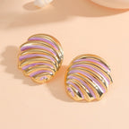 Women's ear clips in maritime shell design Calm Wears-https://detail.1688.com/offer/968792609943.html-Calm Wears-Style 3-Calm Wears