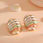 Women's ear clips in maritime shell design Calm Wears-https://detail.1688.com/offer/968792609943.html-Calm Wears-Style 3-Calm Wears