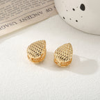 Women's Ear Clips with Elegant Pattern Calm Wears-https://detail.1688.com/offer/788985811259.html-Calm Wears-Gold-Calm Wears