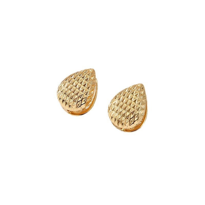 Women's Ear Clips with Elegant Pattern Calm Wears-https://detail.1688.com/offer/788985811259.html-Calm Wears-Gold-Calm Wears