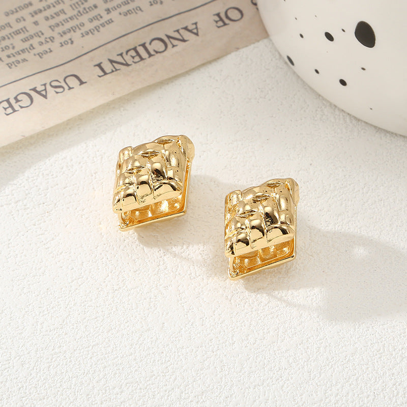 Women's Ear Clips with Elegant Pattern Calm Wears-https://detail.1688.com/offer/788985811259.html-Calm Wears-Gold-Calm Wears